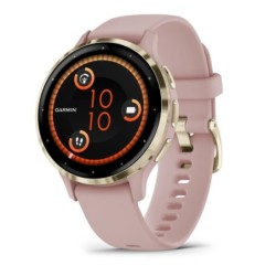 Venu 3S 3 05 cm (1.2") AMOLED 41 mm Digital 390 x 390 Pixeles Pantalla tctil Oro  Rosa Wifi GPS (satlite)