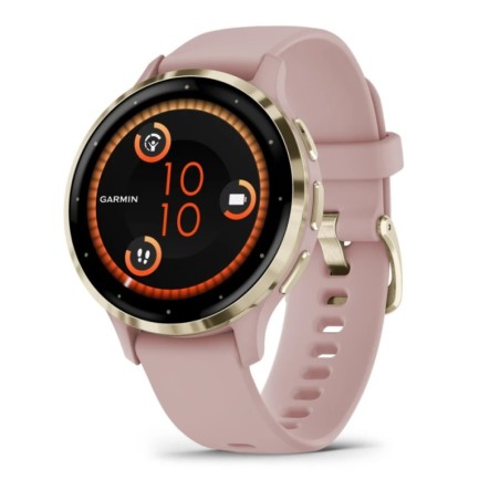 Venu 3S 3 05 cm (1.2") AMOLED 41 mm Digital 390 x 390 Pixeles Pantalla tctil Oro  Rosa Wifi GPS (satlite)