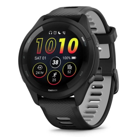 Forerunner 265 3 3 cm (1.3") AMOLED 46 mm Digital 416 x 416 Pixeles Pantalla tctil Negro Wifi GPS (satlite)