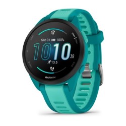 Forerunner 165 Music 3 05 cm (1.2") AMOLED 43 mm Digital 390 x 390 Pixeles Pantalla tctil Turquesa GPS (satlite)