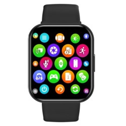 TRAINERWATCH2BK Relojes inteligentes y deportivos 4 6 cm (1.81") Digital 320 x 320 Pixeles Pantalla tctil Negro GPS (satlite)