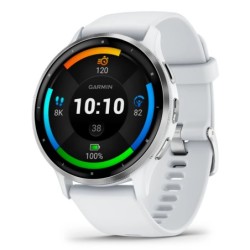 Venu 3 3 56 cm (1.4") AMOLED 45 mm Digital 454 x 454 Pixeles Pantalla tctil Plata  Blanco Wifi GPS (satlite)