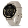 Venu 3S 3 05 cm (1.2") AMOLED 41 mm Digital 390 x 390 Pixeles Pantalla tctil Oro  Gris Wifi GPS (satlite)