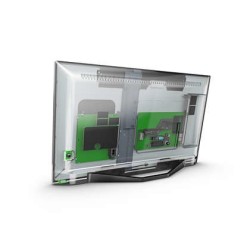 24HFL3014P/12 Televisor 61 cm (24") HD Negro  Transparente 250 cd / m