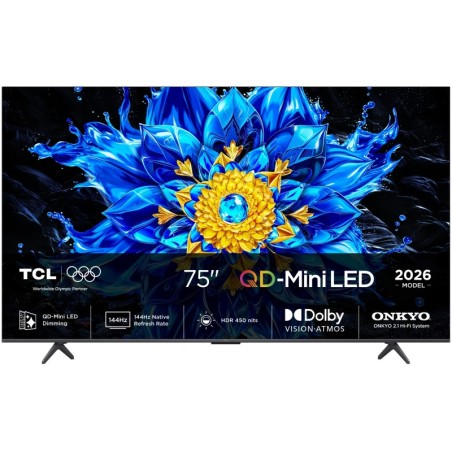 P8L 75P8L Televisor 190 5 cm (75") 4K Ultra HD Smart TV Wifi Negro 450 cd / m