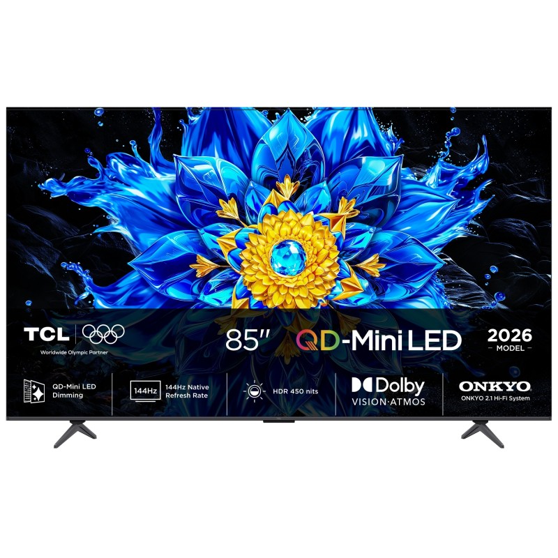 P8L 85P8L Televisor 2 16 m (85") 4K Ultra HD Smart TV Wifi Negro 450 cd / m