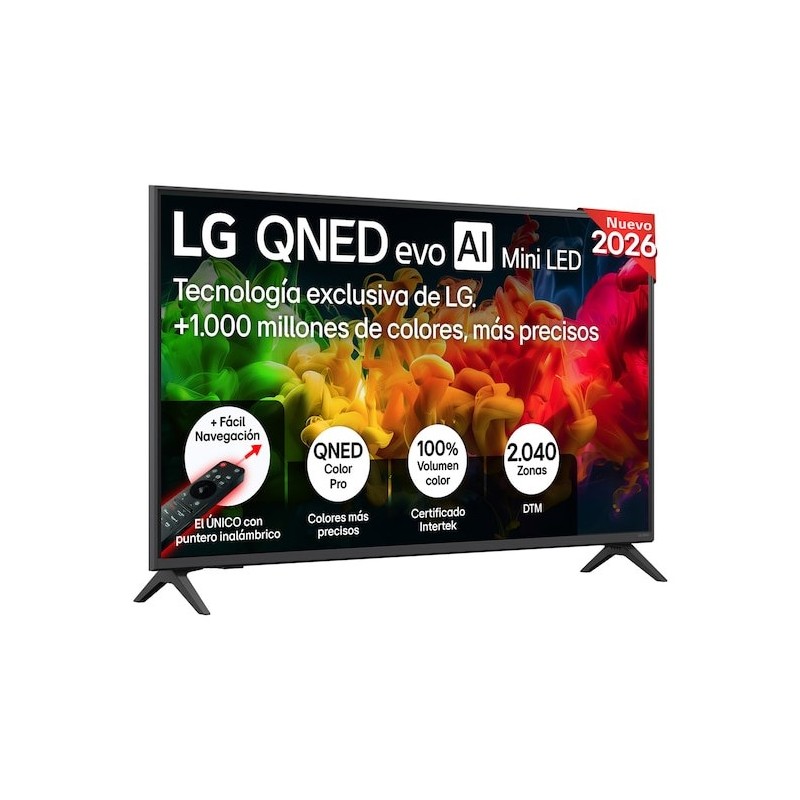 QNED evo AI MiniLED 43QNED81B6C.AEU Televisor 109 2 cm (43") 4K Ultra HD Smart TV Wifi Negro