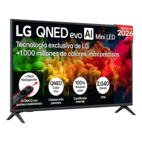 QNED evo AI MiniLED 43QNED81B6C.AEU Televisor 109 2 cm (43") 4K Ultra HD Smart TV Wifi Negro