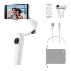 Flow 2 AI Tracker Bundle Estabilizador de cmara para smartphone Blanco