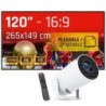 Pack mini proyector MP720 + pantalla 120" p