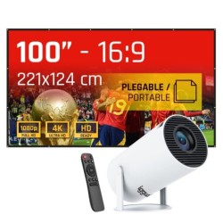 MP720p + ECO-COST 100" 120 lmenes ANSI 720p (1280x720) Blanco