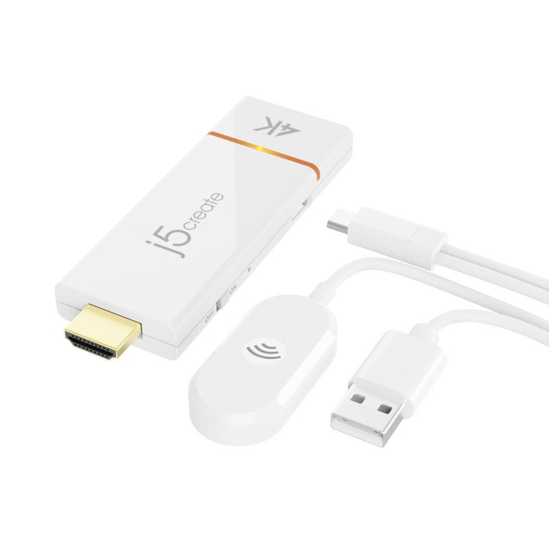 JVAW76-N Adaptador de pantalla inalmbrico ScreenCast 4K HDMI