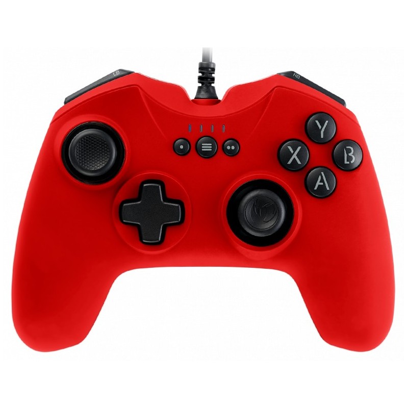 GC-100XF Negro  Rojo USB Gamepad Analgico/Digital PC