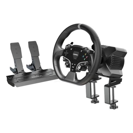 RS053 mando y volante Negro USB Volante + Pedales PC  Xbox One  Xbox Series S  Xbox Series X