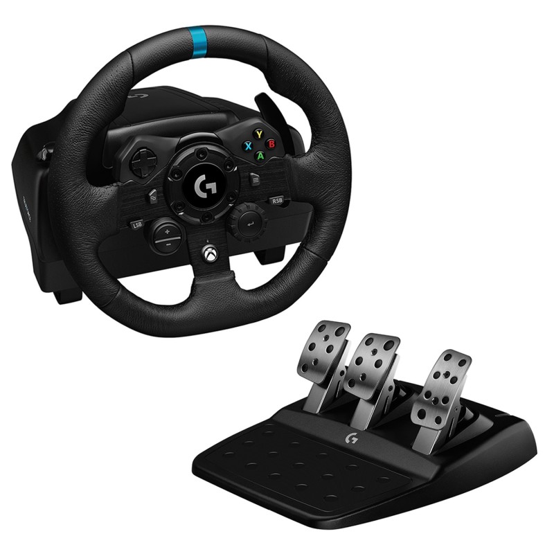 G923 Negro USB 2.0 Volante + Pedales Analgico/Digital PC  Xbox One  Xbox Series S  Xbox Series X
