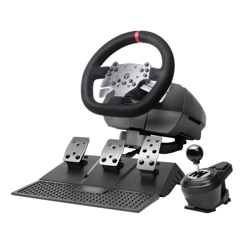 MWHRSX mando y volante Negro Volante + Pedales Analgico/Digital Android  PC  PlayStation 4  Xbox Series S  Xbox Series X  iOS