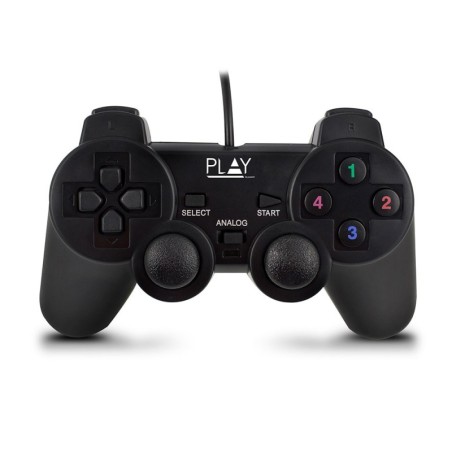 Play Negro USB 2.0 Gamepad Analgico/Digital PC
