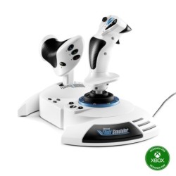 T.Flight Hotas One Microsoft Flight Simulator Edition Negro  Blanco USB Joystick/Palanca de control lateral + cuadrante de acele