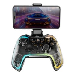 MGP-BT2 Negro  Transparente Bluetooth/USB Gamepad Analgico/Digital Android  Nintendo Switch  Nintendo Switch 2  Nintendo Switch 