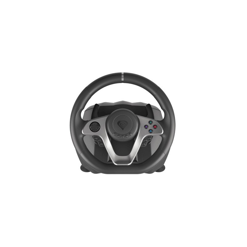 Seaborg 400 Negro  Plata USB Volante + Pedales Nintendo Switch  PC  PlayStation 4  Playstation 3  Xbox 360  Xbox One  Xbox One S