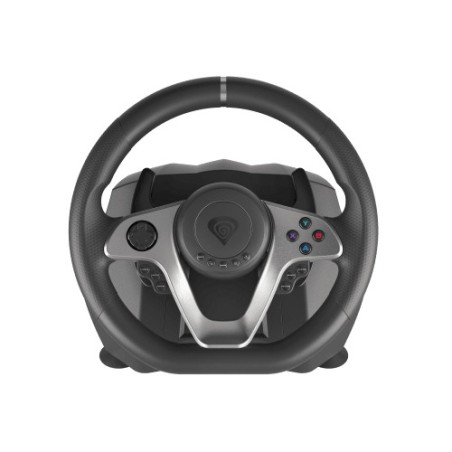 Seaborg 400 Negro  Plata USB Volante + Pedales Nintendo Switch  PC  PlayStation 4  Playstation 3  Xbox 360  Xbox One  Xbox One S