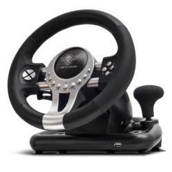 Race Wheel Pro 2 Negro  Plata USB Volante + Pedales Digital PC  PlayStation 4  Playstation 3  Xbox One