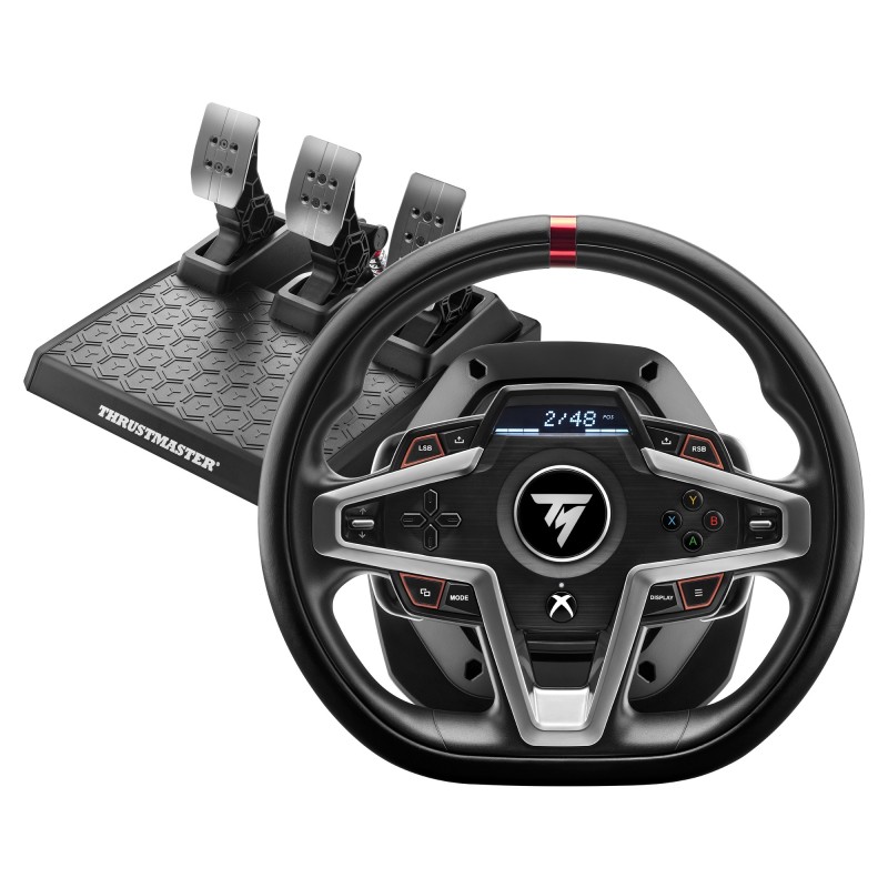 T248 Negro USB Volante + Pedales Analgico/Digital PC  PlayStation 4  PlayStation 5