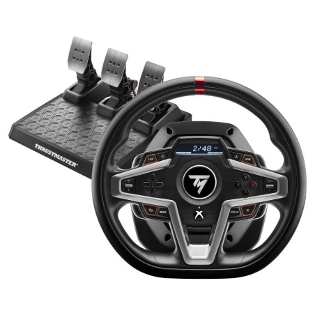 T248 Negro USB Volante + Pedales Analgico/Digital PC  PlayStation 4  PlayStation 5