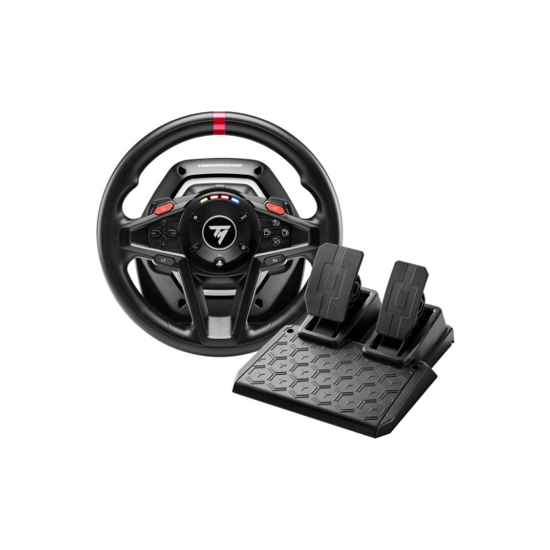 T128-P Simtask Pack Negro USB Volante + Pedales Analgico/Digital PC  PlayStation 4  PlayStation 5