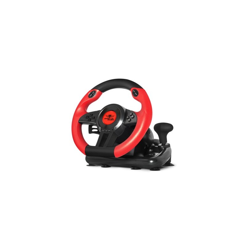 Race Wheel Pro 1 Negro  Rojo USB Volante + Pedales Analgico/Digital PC