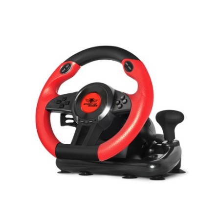 Race Wheel Pro 1 Negro  Rojo USB Volante + Pedales Analgico/Digital PC