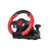 Race Wheel Pro 1 Negro  Rojo USB Volante + Pedales Analgico/Digital PC
