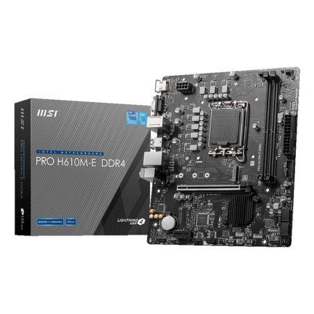 PRO H610M-E DDR4 placa base Intel H610 LGA 1700 micro ATX