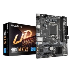 H610M K V2 Placa base - Procesadores Intel Core 14 generacin  hasta 5600 MHz DDR5  1xPCIe 3.0 M.2  LAN 1GbE  USB 3.2 Gen 1