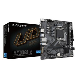 B760M E Placa base - Compatible con procesadores Intel Core 14 generacin  VRM de 6+1+1 fases  hasta 7200 MHz DDR5 (OC)  2xPCIe 4