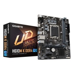 H610M K DDR4 Placa base - Compatible con procesadores Intel Core 14th Gen CPUs  3+1+1 Phases Hybrid Power Design  up to 3200MHz 
