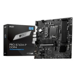 PRO B760M-P DDR4 placa base Intel B760 LGA 1700 micro ATX
