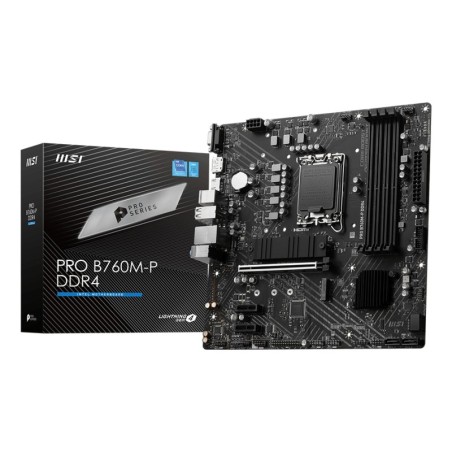 PRO B760M-P DDR4 placa base Intel B760 LGA 1700 micro ATX