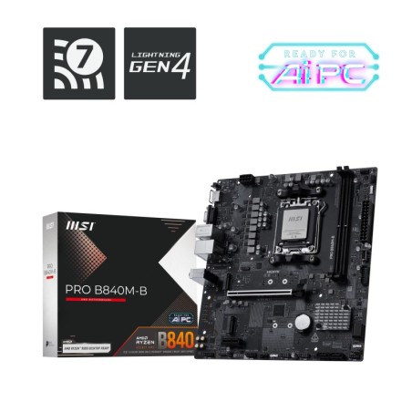 PRO B840M-B placa base AMD B840 Zcalo AM5 micro ATX