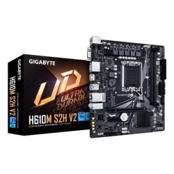 H610M S2H V2 Placa base - Soporta CPUs Intel Core de 14 generacin  4+1+1 Fases Hbridas VRM Digital  hasta 5600MHz DDR5  1xPCIe 3