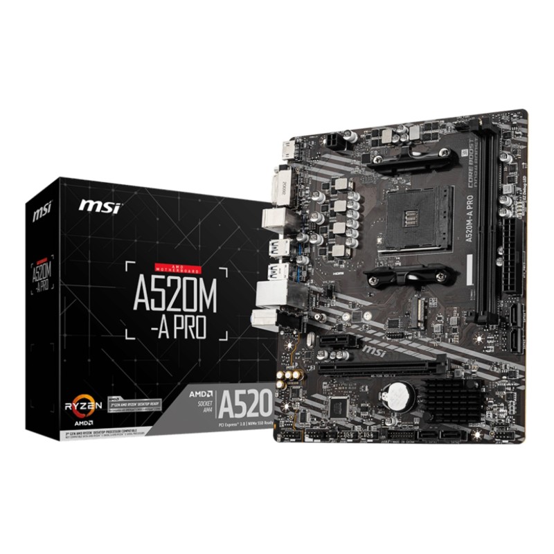 A520M-A PRO placa base AMD A520 Zcalo AM4 micro ATX