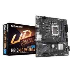 H610M D3W DDR4 Placa base - Compatible con procesadores Intel Core de 14 generacin  VRM de 5+1+1 fases  hasta 3200 MHz DDR4  1xP