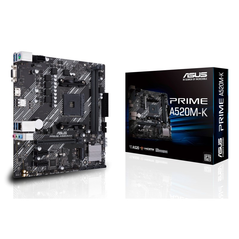 PRIME A520M-K AMD A520 Zcalo AM4 micro ATX
