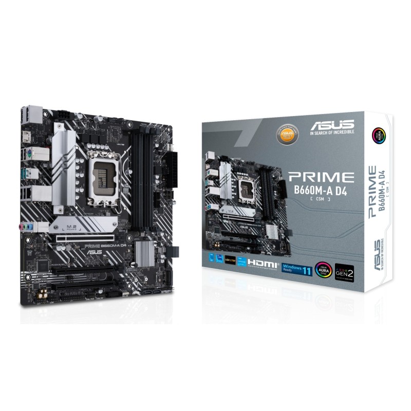 PRIME B660M-A D4-CSM Intel B660 LGA 1700 micro ATX