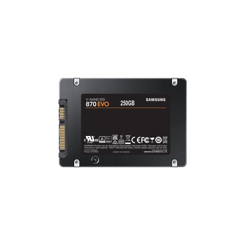 870 EVO 250 GB 2.5" Serial ATA III V-NAND MLC