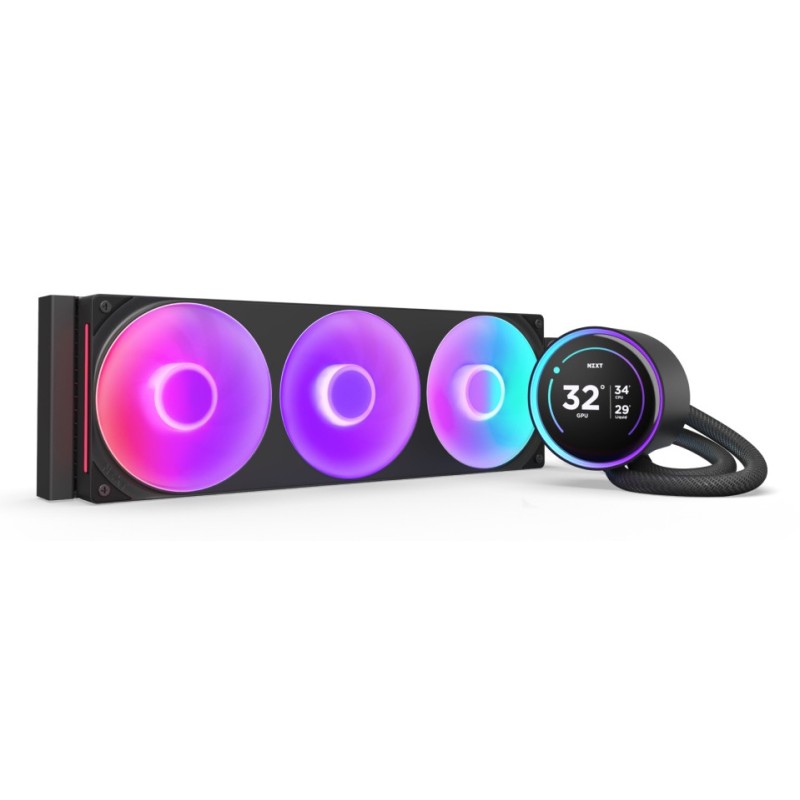 Kraken Elite 360 RGB Procesador Sistema de refrigeracin lquida todo en uno 12 cm Negro 1 pieza(s)