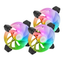 MF-3AR  Kit 3x Ventiladores 120mm FDB  Aspas Invertidas  Iluminacin ARGB 360 Sin Marco  Iluminacin Anillo Completa  Ventiladores