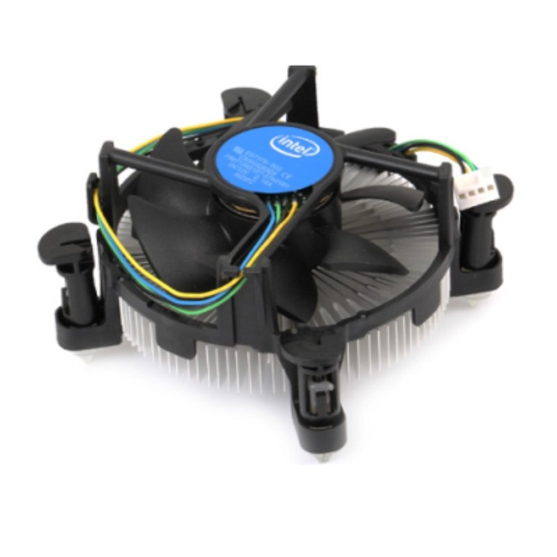 E97379-003 sistema de refrigeracin para ordenador Procesador Refrigerador de aire Aluminio  Negro