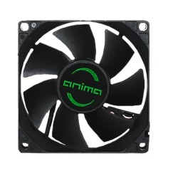 AF8  ventilador para PC  8cm  12v  12dB  7 aspas  1800 RPM  negro