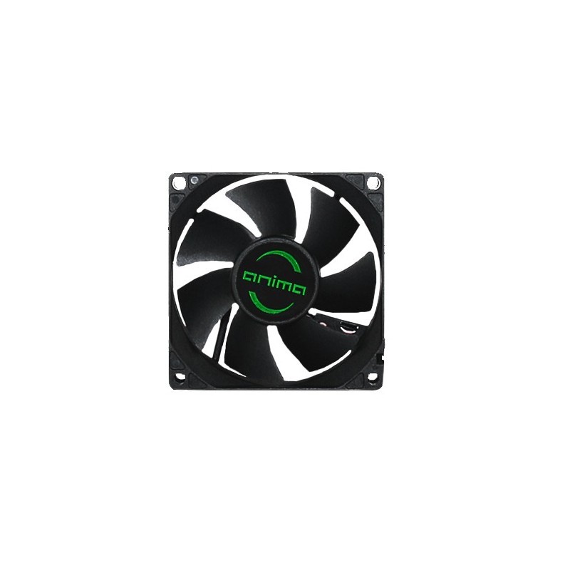 AF8  ventilador para PC  8cm  12v  12dB  7 aspas  1800 RPM  negro